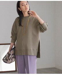 値下げ！アダムエロペ　RENUダンボールティアードプルオーバー　トレーナー ADAM ET ROPÉ FEMME(アダム エ ロペ ファム) / 【サステナブル
