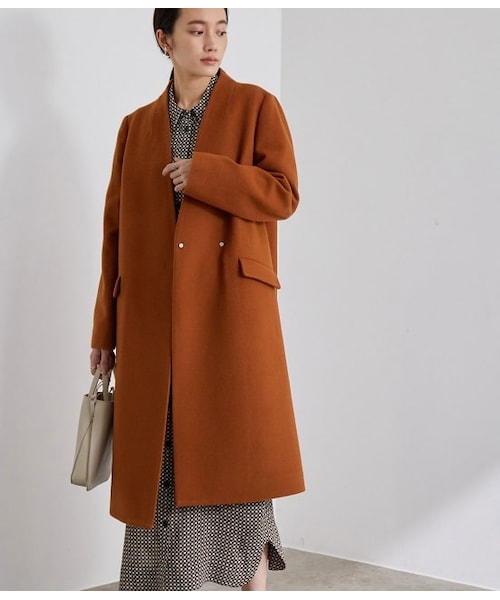 アダムエロペ✩39930円リバーコートウールコートオレンジコート WEB