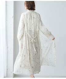 ROPE' PICNIC（ロペピクニック）の「【WEB限定】線描きフラワーシャツワンピース（ワンピース/ドレス・レディース）」