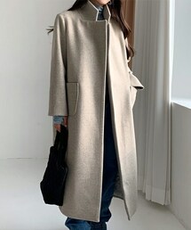 DHOLIC | ストラップ付ロングコート(ダウンジャケット/コート)