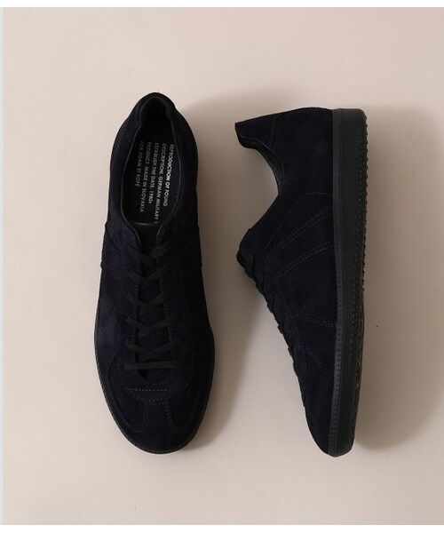 ADAM ET ROPE'（アダムエロペ）の「【REPRODUCTION OF FOUND】EX GERMAN TRAINER（シューズ・メンズ・キャメル/ネイビー/グレー/ブラック・27.0/25.0/26.5/28.0/26.0）」の4枚目の写真