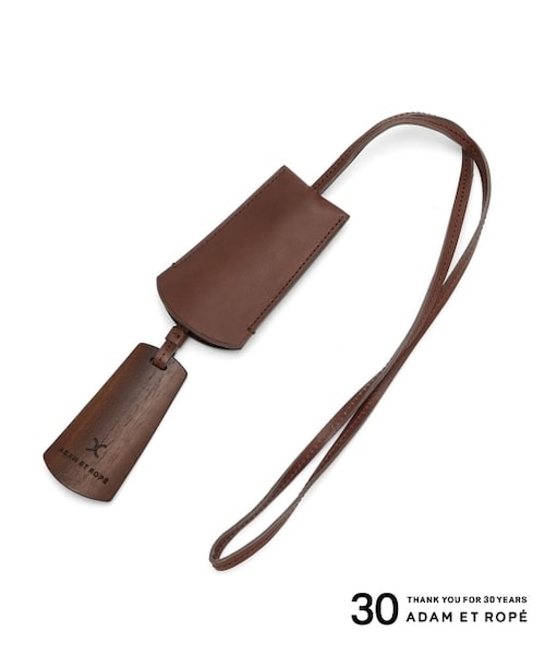 ADAM ET ROPE'（アダムエロペ）の「【30th】SHOEHORN NECKLACE（財布/小物・メンズ・ブラック/ブラウン系2・F）」の2枚目の写真