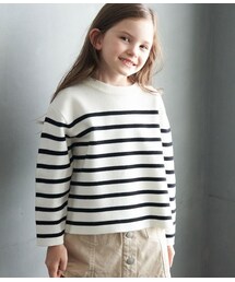 ROPE' PICNIC（ロペピクニック）の「【ROPE' PICNIC KIDS】【リンクコーデ】ミラノリブ肩釦ニットプルオーバー（トップス・キッズ）」