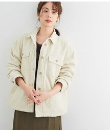 ROPE'（ロペ）の「【店舗限定】コーデュロイ中綿シャツブルゾン（ジャケット/アウター）」
