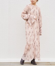 Chico | ラインフラワー2wayロングワンピース(ワンピース)