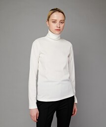 CIAOPANIC | リブカットタートルネック/ボーダー(Tシャツ/カットソー)