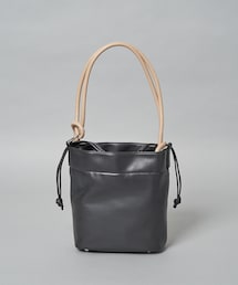 CIAOPANIC | Oblong 2Handle Bag/フェイクレザー2ハンドル巾着ハンドバッグ(トートバッグ)