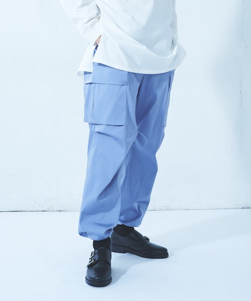 Lui's（ルイス）の「デザインカーゴパンツ（その他パンツ・メンズ・ホワイト/ブラック/バイオレット・S/M）」の3枚目の写真