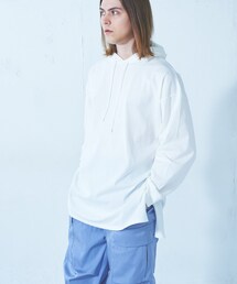 Lui's | ウルティマスリットロングフーディー(Tシャツ/カットソー)