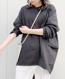 SHENERY | バックボリューム裏毛チュニック(Tシャツ/カットソー)