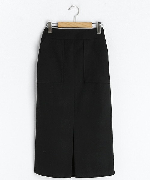 DHOLIC(ディーホリック)の「ポケットスリットスカート(スカート・レディース・アイボリー/オートミール/ブラック・ONESIZE)」の2枚目の写真