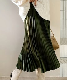 DHOLIC | グロッシープリーツスカート(スカート)