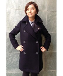 ドゥーズィエムクラス　リラクスピーコート　美品 超美品 着用1回】THE RERACS ザリラクス メルトンウールピーコート