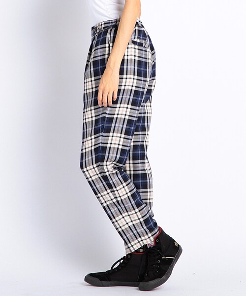 DOUBLE NAME（ダブルネーム）の「タックロングＰＡＮＴＳ（パンツ・ブルー/グリーン/レッド・FREE）」の4枚目の写真