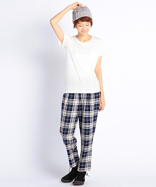 DOUBLE NAME（ダブルネーム）の「タックロングＰＡＮＴＳ（パンツ・ブルー/グリーン/レッド・FREE）」の8枚目の写真