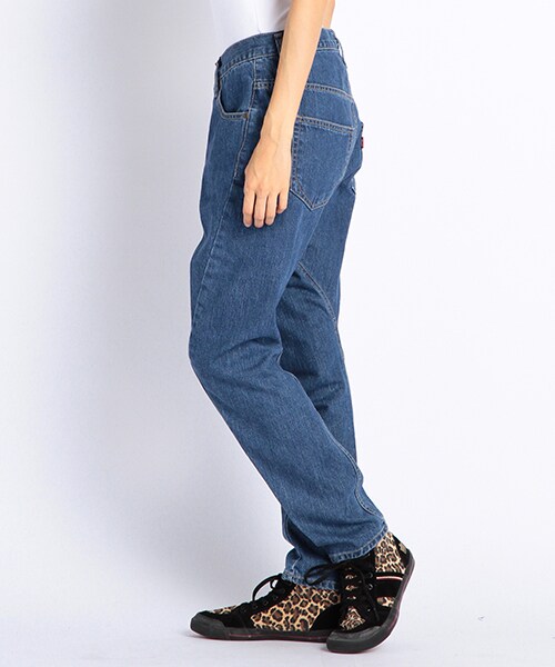 DOUBLE NAME(ダブルネーム)の「3Dサルエルパンツ(パンツ・ネイビー/オフシロ/柄A・S/M/L)」の4枚目の写真