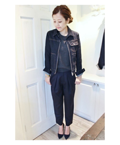 Plage デニムジャケット 38 ネイビー Gジャン プラージュ Plage デニム