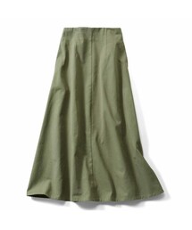 IEDIT（イディット）の「IEDIT[イディット] 福田麻琴さんコラボ カツラギフレアーロングスカート〈カーキ〉（レディースファッション > ボトムス > スカート）」