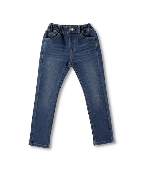 BRANSHES（ブランシェス）の「プレミアムストレッチデニムスキニーパンツ（デニムパンツ・キッズ・オフホワイト/ブルー/ネイビーブルー・90cm～150cm）」の2枚目の写真