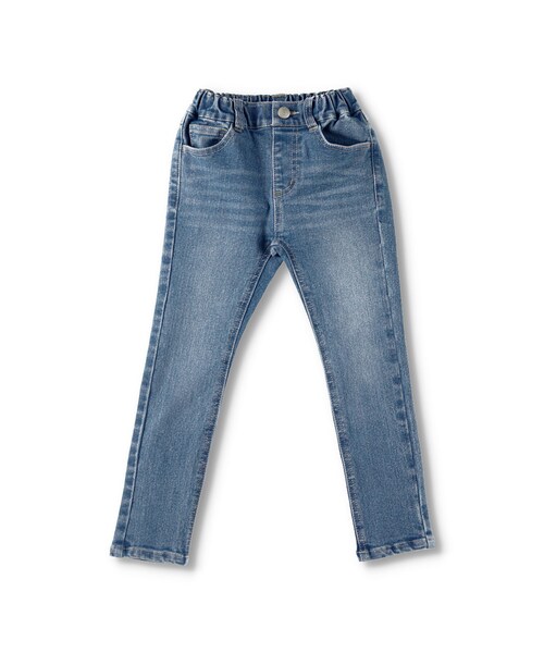 BRANSHES（ブランシェス）の「プレミアムストレッチデニムスキニーパンツ（デニムパンツ・キッズ・オフホワイト/ブルー/ネイビーブルー・90cm～150cm）」の3枚目の写真