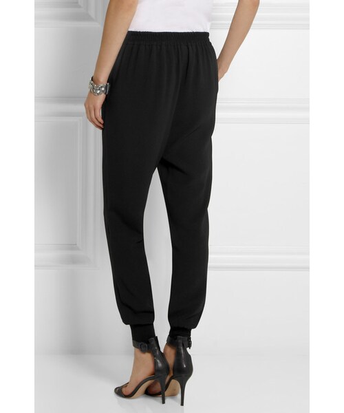 STELLA McCARTNEY(ステラマッカートニー)の「Stella McCartney Julia stretch-cady tapered pants(その他パンツ・Black・IT38/IT34/IT36/IT40/IT42/IT44/IT46/IT48)」の5枚目の写真