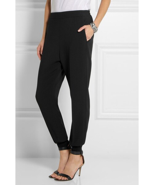 STELLA McCARTNEY(ステラマッカートニー)の「Stella McCartney Julia stretch-cady tapered pants(その他パンツ・Black・IT38/IT34/IT36/IT40/IT42/IT44/IT46/IT48)」の4枚目の写真
