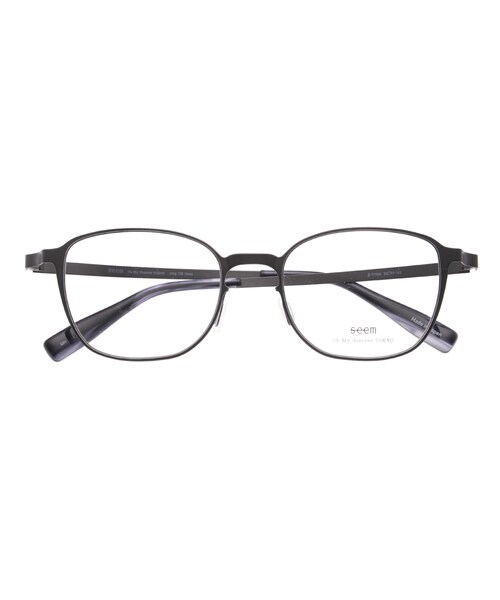 Oh My Glasses TOKYO(オーマイグラス)の「seem Oh My Glasses TOKYO omg-135 Hans-GRY-50(メガネ・グレー・50□19-145)」の5枚目の写真
