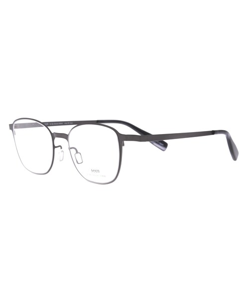 Oh My Glasses TOKYO(オーマイグラス)の「seem Oh My Glasses TOKYO omg-135 Hans-GRY-50(メガネ・グレー・50□19-145)」の2枚目の写真