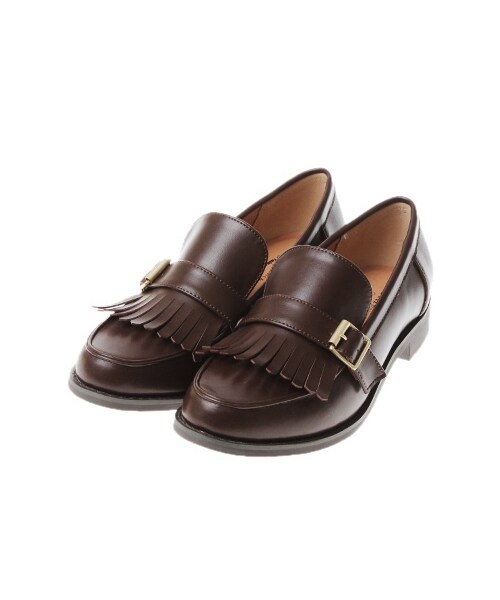 earth music&ecology（アースミュージックアンドエコロジー）の「〈サイズコンシェルジュ〉ベルトツキキルトローファー（パンプス・レディース・ブラック/ブラウン・25cm）」の10枚目の写真