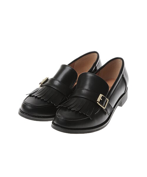 earth music&ecology（アースミュージックアンドエコロジー）の「〈サイズコンシェルジュ〉ベルトツキキルトローファー（パンプス・レディース・ブラック/ブラウン・25cm）」の9枚目の写真