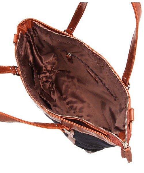 JUNMEN（ジュンメン）の「異素材コンビトートバッグ（バッグ・メンズ・ブラック/ネイビー・F）」の9枚目の写真