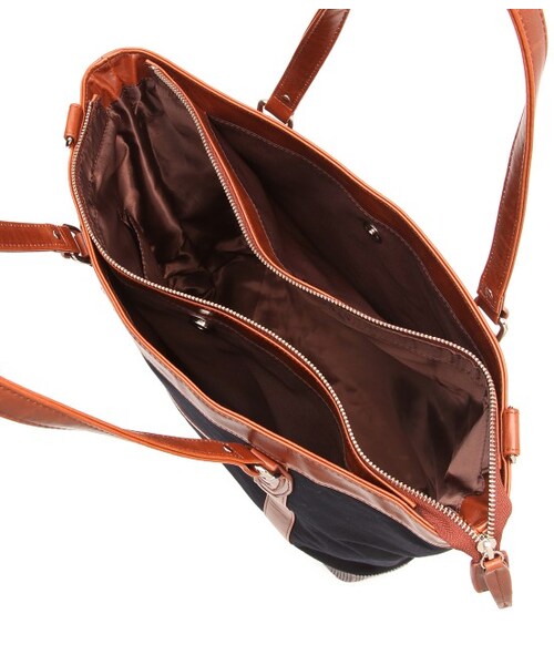 JUNMEN（ジュンメン）の「異素材コンビトートバッグ（バッグ・メンズ・ブラック/ネイビー・F）」の10枚目の写真