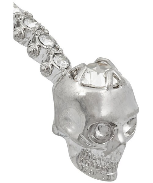 Alexander McQueen(アレキサンダーマックイーン)の「Alexander McQueen Silver-tone Swarovski crystal bracelet(ブレスレット・Silver)」の2枚目の写真