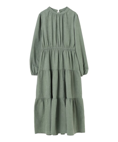 Green　Parks（グリーンパークス）の「【Special Price】・ELENCARE DUE ティアードワンピース（ワンピース/ドレス・ベージュ/ブラウン/グリーン/ブルー・F）」の15枚目の写真