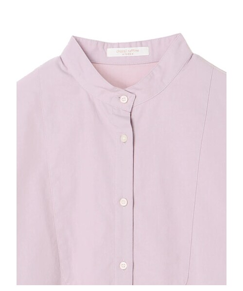 Green Parks(グリーンパークス)の「ビブヨークチュニシャツ(トップス・オフホワイト/グレーベージュ/ミント/ライラック・F)」の11枚目の写真