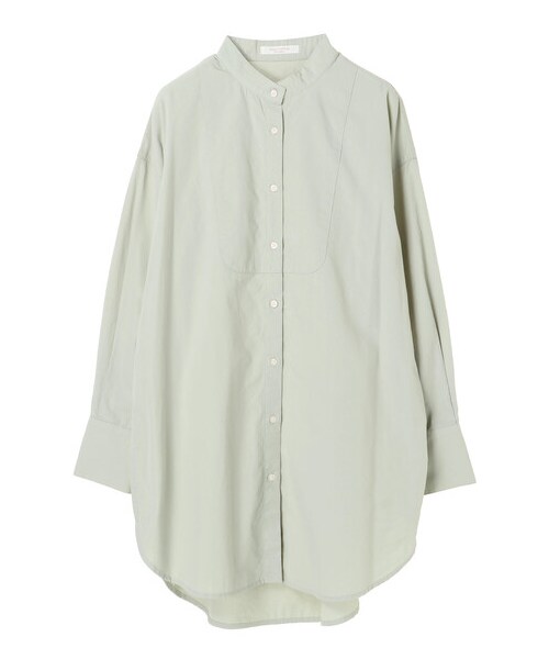 Green Parks(グリーンパークス)の「ビブヨークチュニシャツ(トップス・オフホワイト/グレーベージュ/ミント/ライラック・F)」の19枚目の写真