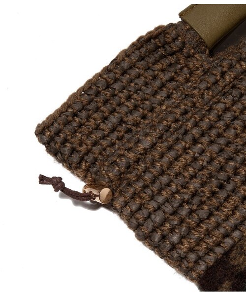 VIS(ビス)の「【ラウゴア】GIA柄コンビクラッチバッグ(バッグ・レディース・ホワイト/ベージュ・M)」の5枚目の写真