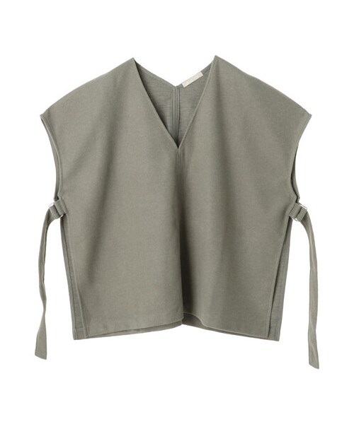 Green　Parks（グリーンパークス）の「【Special Price】圧縮風起毛カットベスト（トップス・アイボリー/ブラック/カーキ・F）」の11枚目の写真