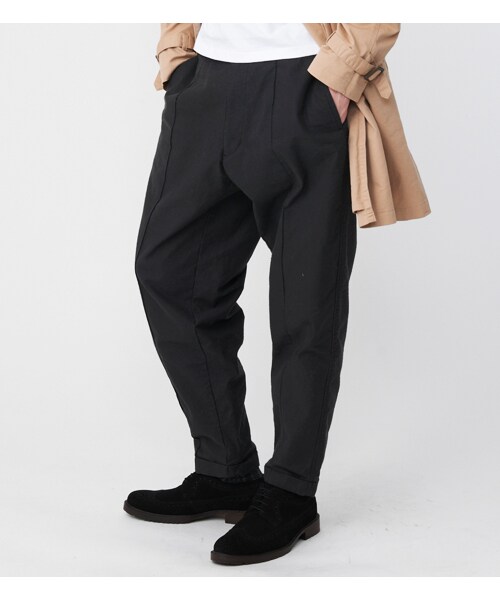 KATHARINE E HAMNETT（キャサリン・イー・ハムネット）の「【KEH】　WORK TROUSERS（その他・メンズ・ブラック/ベージュ・M/L）」の3枚目の写真