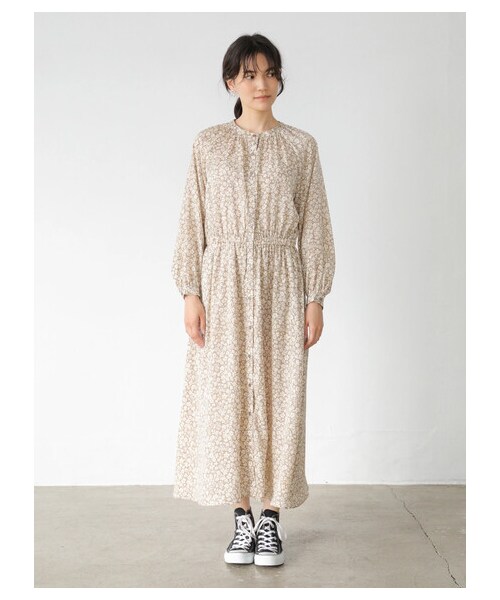 AMERICAN HOLIC(アメリカンホリック)の「ラグランスリーブウエストギャザーワンピース(ワンピース/ドレス・モカ/サックスブルー・F)」の12枚目の写真