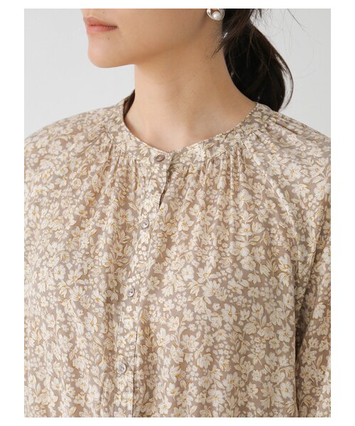 AMERICAN HOLIC(アメリカンホリック)の「ラグランスリーブウエストギャザーワンピース(ワンピース/ドレス・モカ/サックスブルー・F)」の15枚目の写真