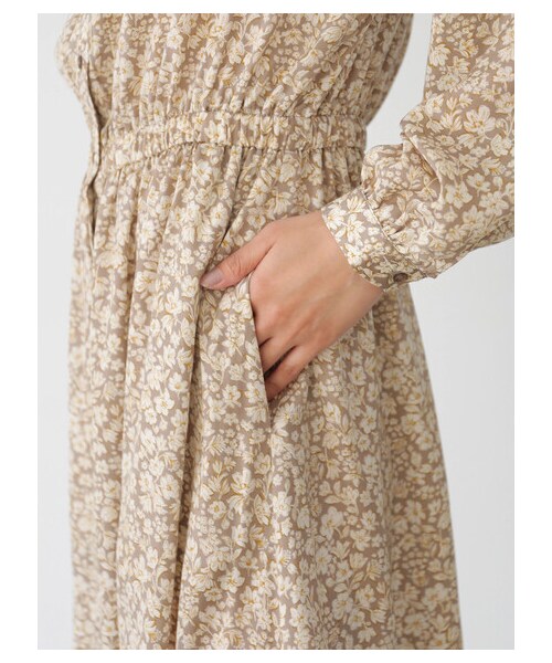 AMERICAN HOLIC(アメリカンホリック)の「ラグランスリーブウエストギャザーワンピース(ワンピース/ドレス・モカ/サックスブルー・F)」の16枚目の写真