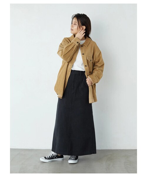 AMERICAN HOLIC（アメリカンホリック）の「CPOコールテンジャケット（ジャケット/アウター・チャコールグレー/ライトベージュ/ベージュ・F）」の11枚目の写真