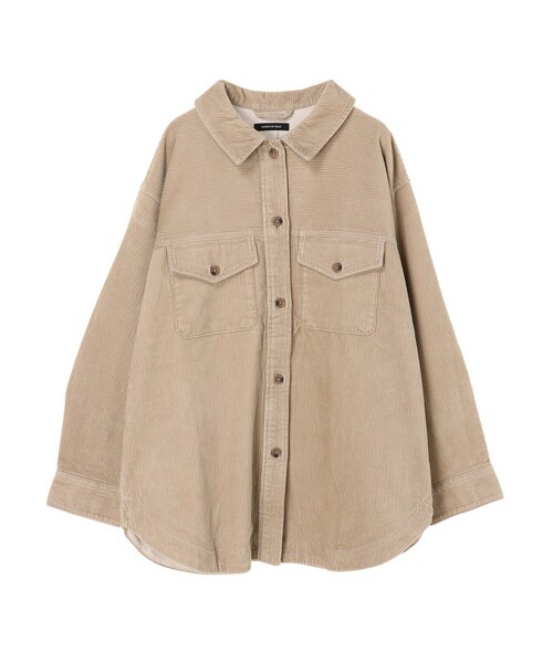 AMERICAN HOLIC（アメリカンホリック）の「CPOコールテンジャケット（ジャケット/アウター・チャコールグレー/ライトベージュ/ベージュ・F）」の20枚目の写真