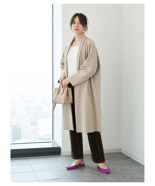 AMERICAN HOLIC（アメリカンホリック）の「【with 12月号掲載】エイジングコーデュロイブーツカット（パンツ・アイボリー/ブラウン・S/M/L）」の7枚目の写真