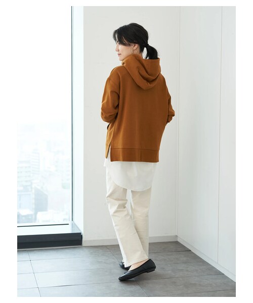 AMERICAN HOLIC（アメリカンホリック）の「【with 12月号掲載】エイジングコーデュロイブーツカット（パンツ・アイボリー/ブラウン・S/M/L）」の8枚目の写真