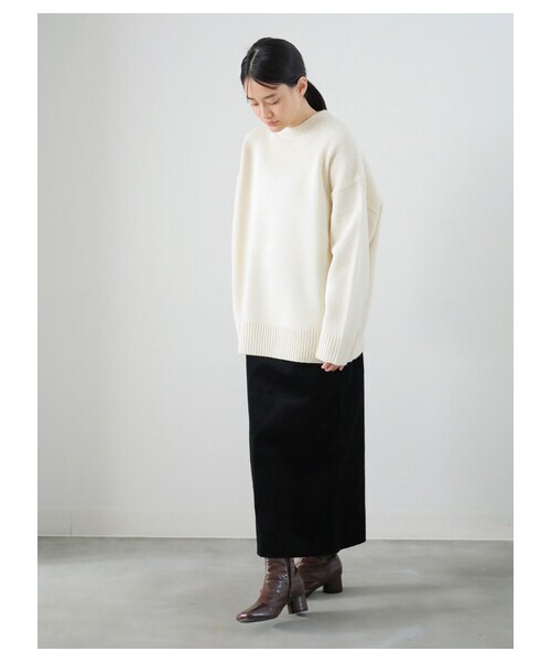 AMERICAN HOLIC(アメリカンホリック)の「コール天タイトスカート(スカート・アイボリー/ブラック/ベージュ・M/L)」の17枚目の写真