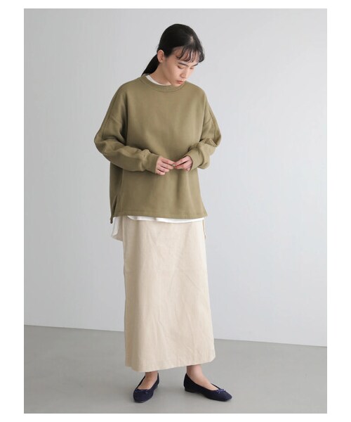 AMERICAN HOLIC(アメリカンホリック)の「コール天タイトスカート(スカート・アイボリー/ブラック/ベージュ・M/L)」の4枚目の写真