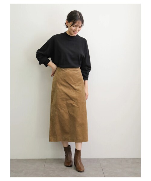 AMERICAN HOLIC(アメリカンホリック)の「コール天タイトスカート(スカート・アイボリー/ブラック/ベージュ・M/L)」の11枚目の写真