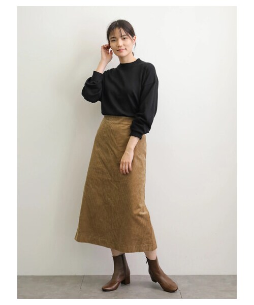 AMERICAN HOLIC(アメリカンホリック)の「コール天タイトスカート(スカート・アイボリー/ブラック/ベージュ・M/L)」の12枚目の写真